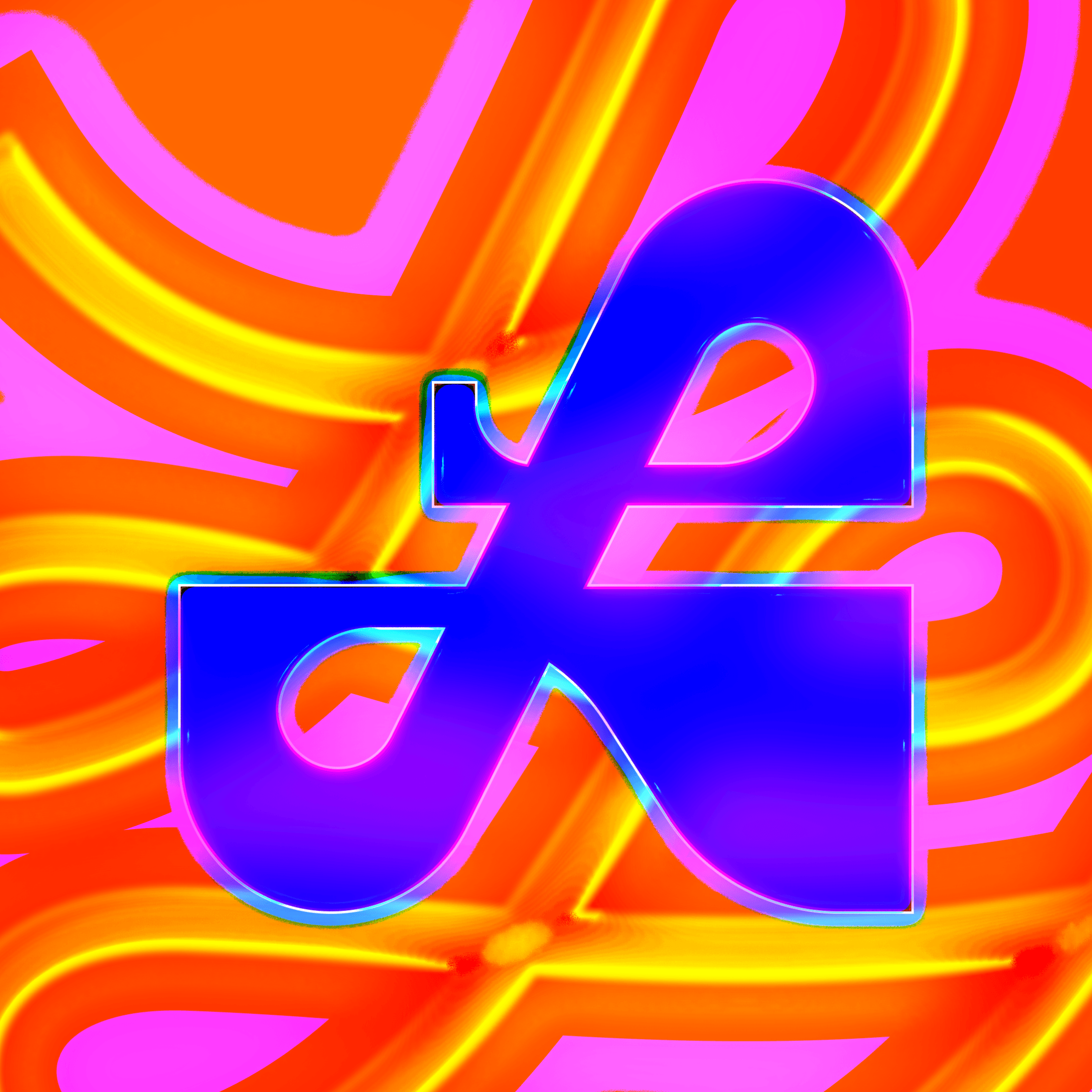36 Days of Type letterform study 01