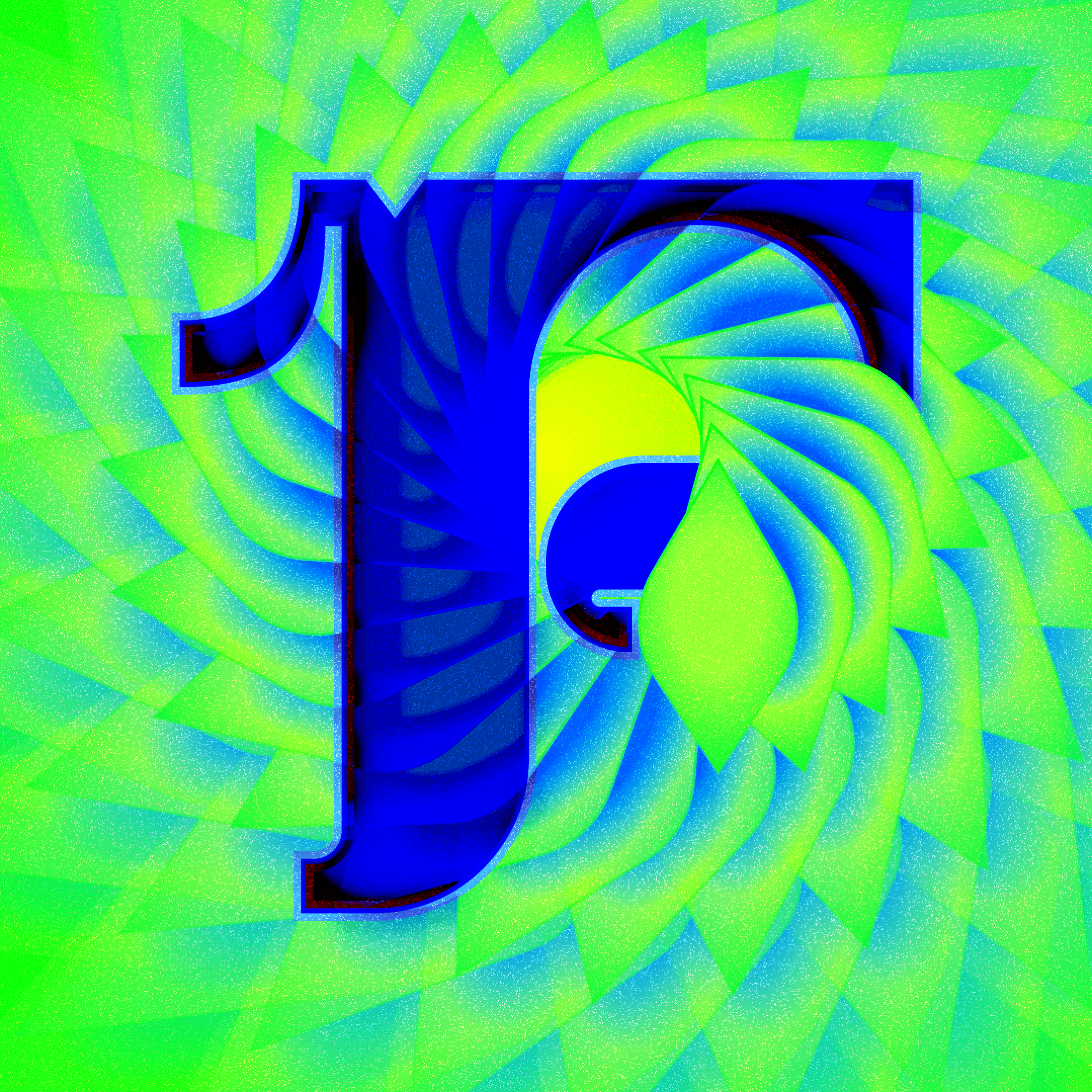 36 Days of Type letterform study 10